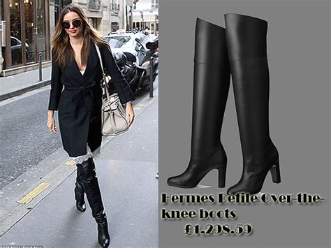 hermes defile over the knee boots|Hermes heel boots.